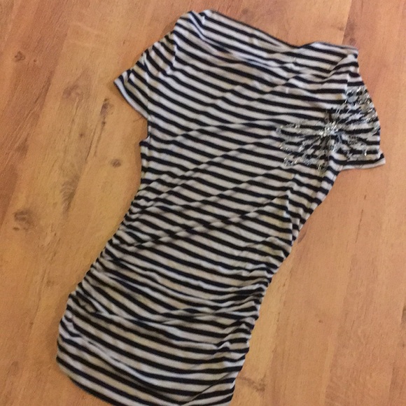 INC draped ruched tee - Picture 3 of 3